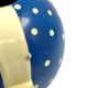 Art Deco blue ceramic vase, Rometti, Umbertide Italy 1930s