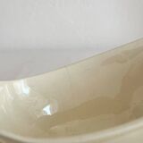 Old sauce boat in Montereau earthenware ironstone