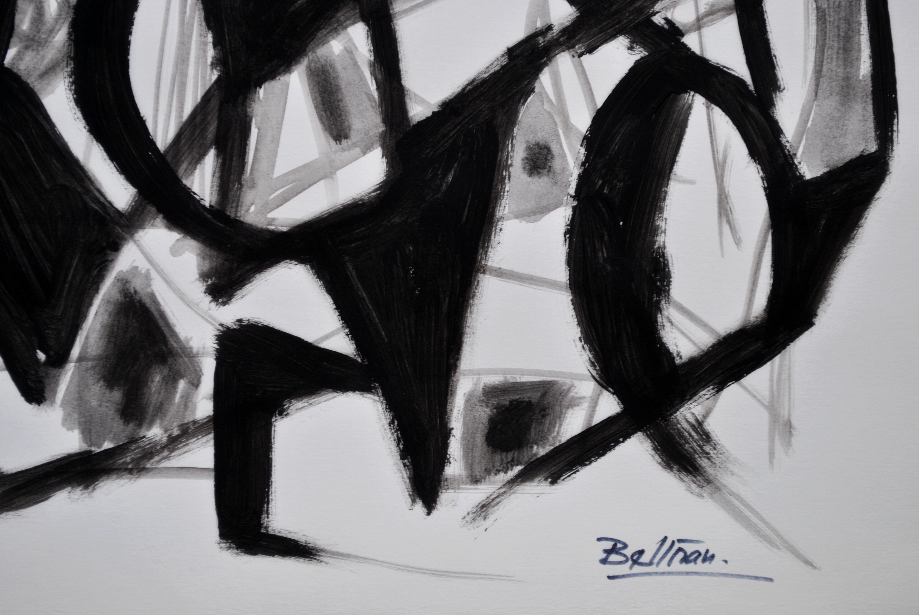 Black and white abstraction