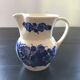 Indigo floral decor pitcher