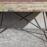 Folding workshop table