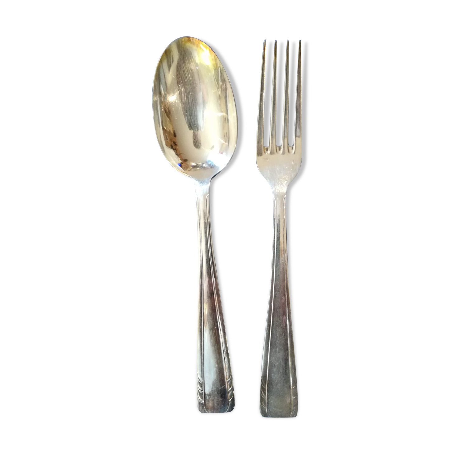 Silver-plated cutlery set