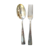 Silver-plated cutlery set