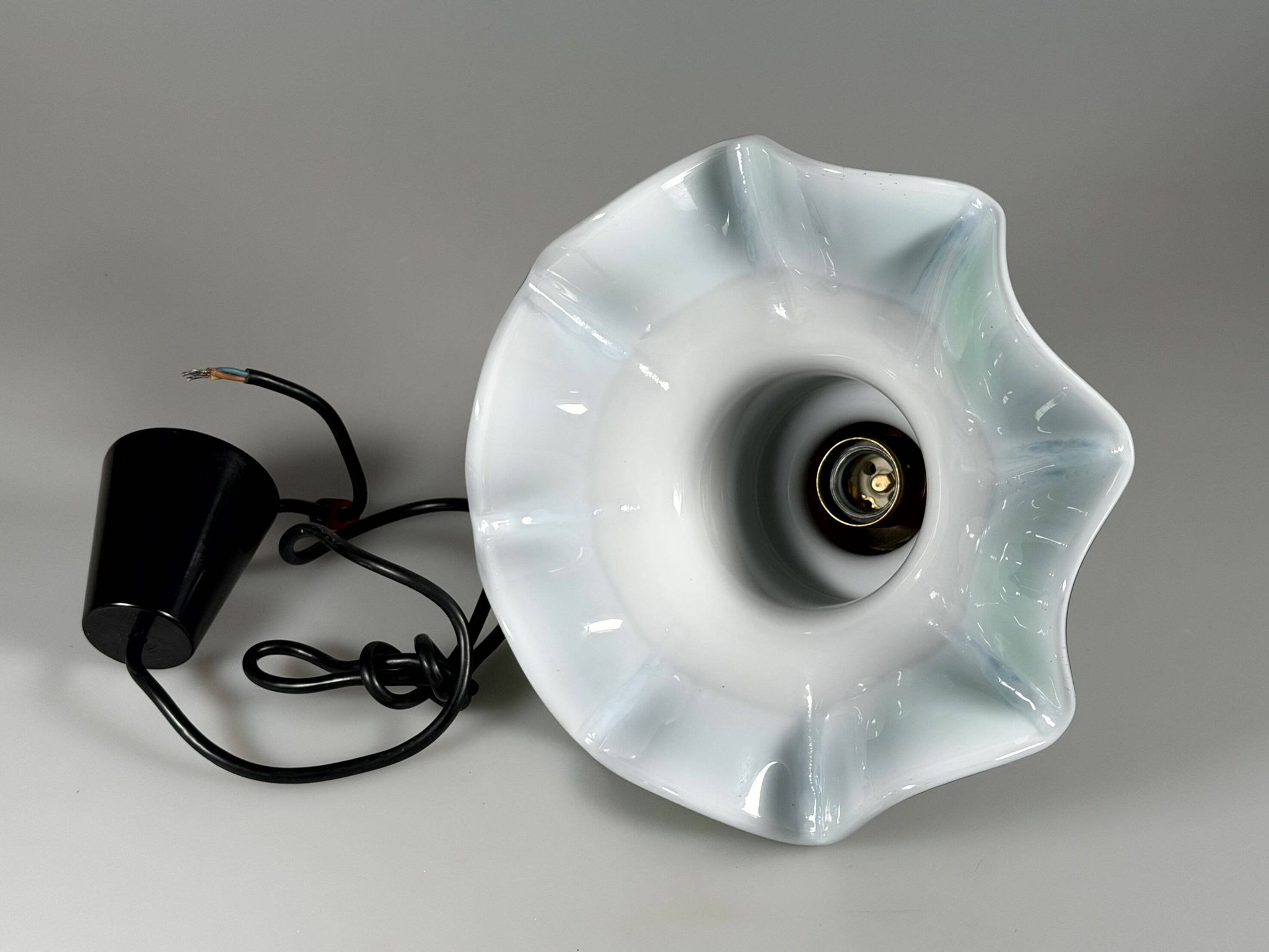 1960s 1970s Hanging Lamp from Peill & Putzler Germany Space Age Design