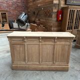 Oak bar counter