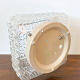 Ceiling lamp or wall lamp in square glass