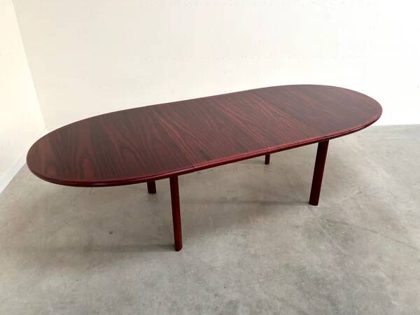 Large oval dining table by Skovby Møbilfabrik, Denmark 1960s