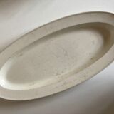 Dish Creil Directoire 1806 fine earthenware XXL