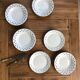 Set de 7 assiettes à dessert « lys »