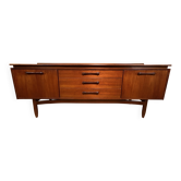 Buffet rétro vintage en teck des années 1960, design scandinave britannique