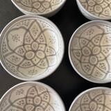 Set of 6 Berber ceramic bowls