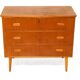 Commode scandinave en teck, Suède, 1960
