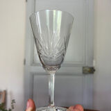 Crystal white wine glasses x6