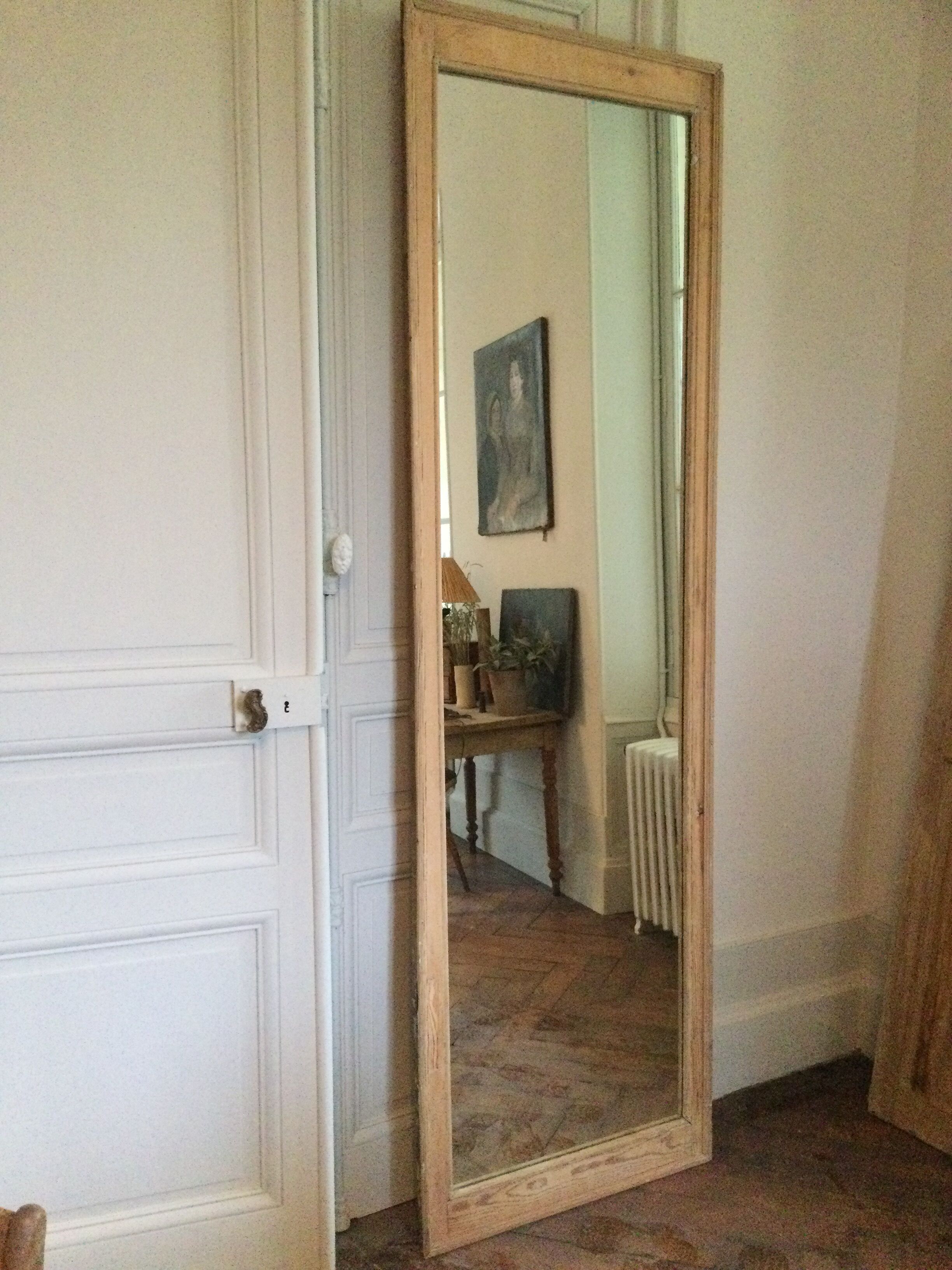 Antique mirror stripped 220x67cm
