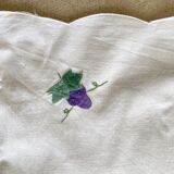 10 serviette de table 'les  vendanges"  fils de coton  - 44x42 cm