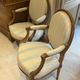 Pair of medallion armchairs in Louis XVI style - carved wood