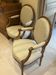 Pair of medallion armchairs in Louis XVI style - carved wood