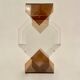 Vintage Plexiglass Newspaper Holder by Michel Dumas