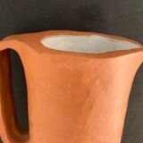 Signed terracotta pitcher or vase