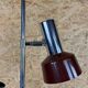 1960s 1970s Floor Lamp in Metal Space Age Design Mid Century