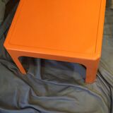 Coffee table basse orange Gilac n°1872 1970