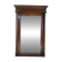 Large trumeau mirror with carved wood in the Louis XVI / Henri II style, 19th century.