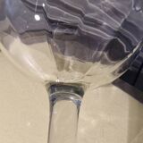 2 large ice cream bowls, dessert or otherwise, in crystal from the 1920s.