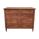 Louis XVI chest of drawers in natural wood