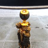 Vintage Deknudt Caryatides lamp