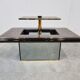 Table basse à café bar caché vintage par Fedam années 1980