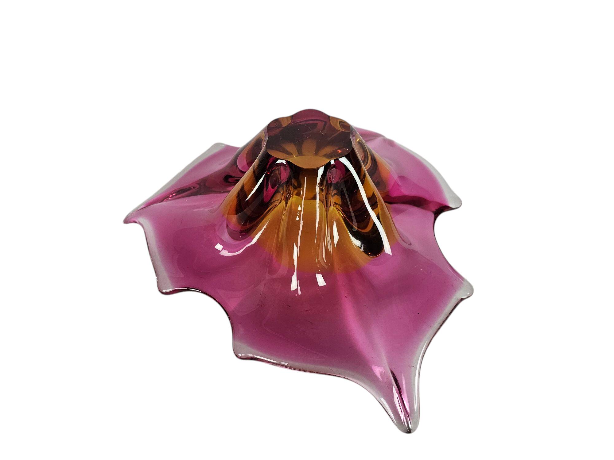 Egermann - Bohemian - Friedrich Egermann -  vase - signed - 1960's