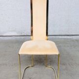 Hollywood Regency dining chairs from Belgo Chrom, 1970s, set of 8.