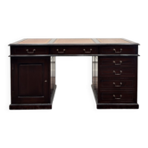 Classic English Desk Leather Inlay