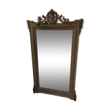 Old mirror in foot 86x163cm