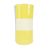 Vase tube - jaune