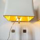 Pair of plexiglass lamps Hollywood Regency 1970