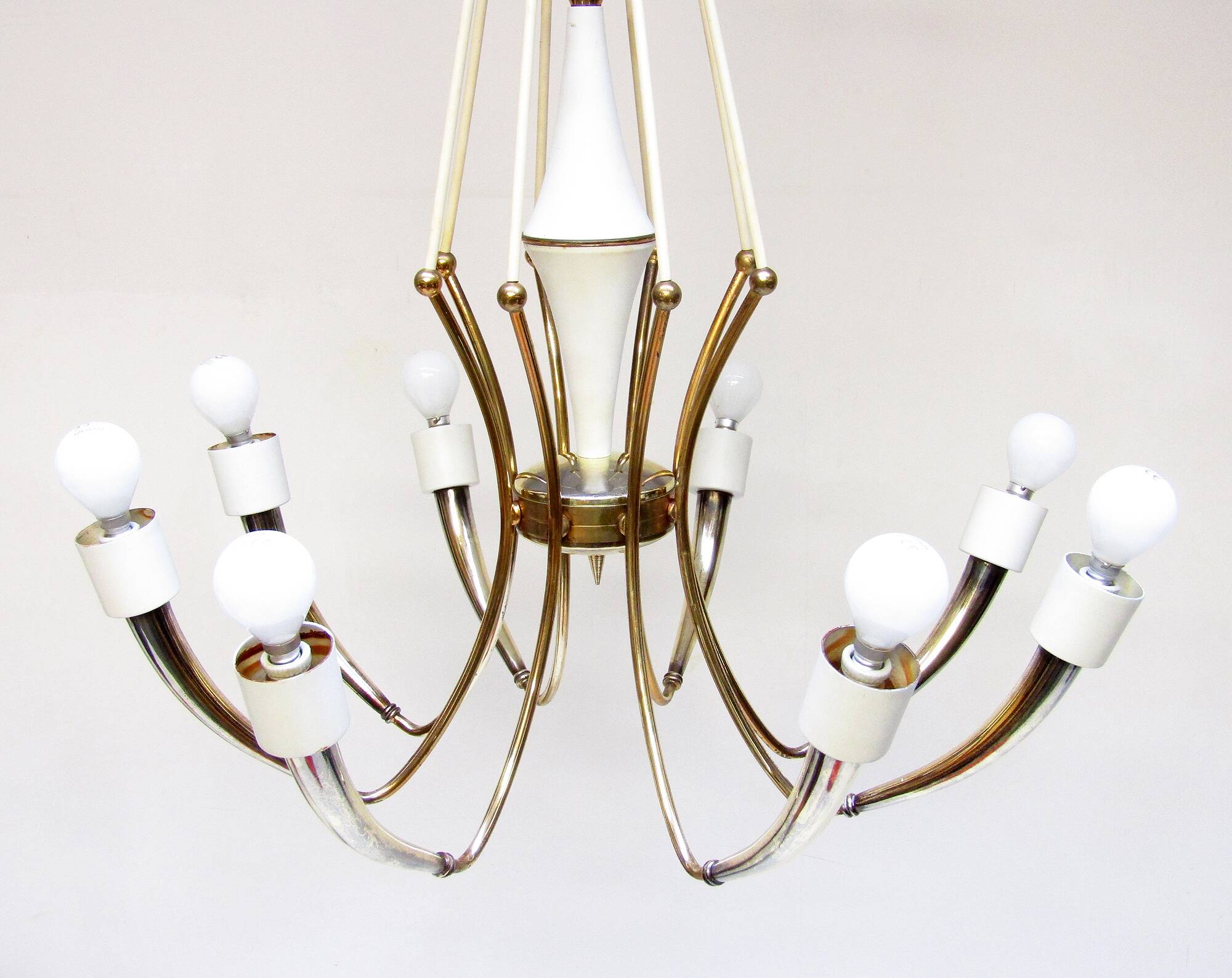 1950s Italian Spider Chandelier By Oscar Torlasco