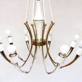 1950s Italian Spider Chandelier By Oscar Torlasco