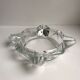 Vintage crystal ashtray 60s