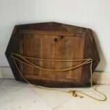 Art deco wooden mirror 75x53cm