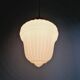 Art Deco pendant light in white opaline glass, 1920s-30s