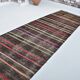 Tapis Kilim Oushak d'Anatolie à rayures