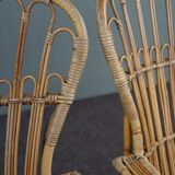 Ensemble de 2 fauteuils Rotan Dutch Design Belse 8, 1950