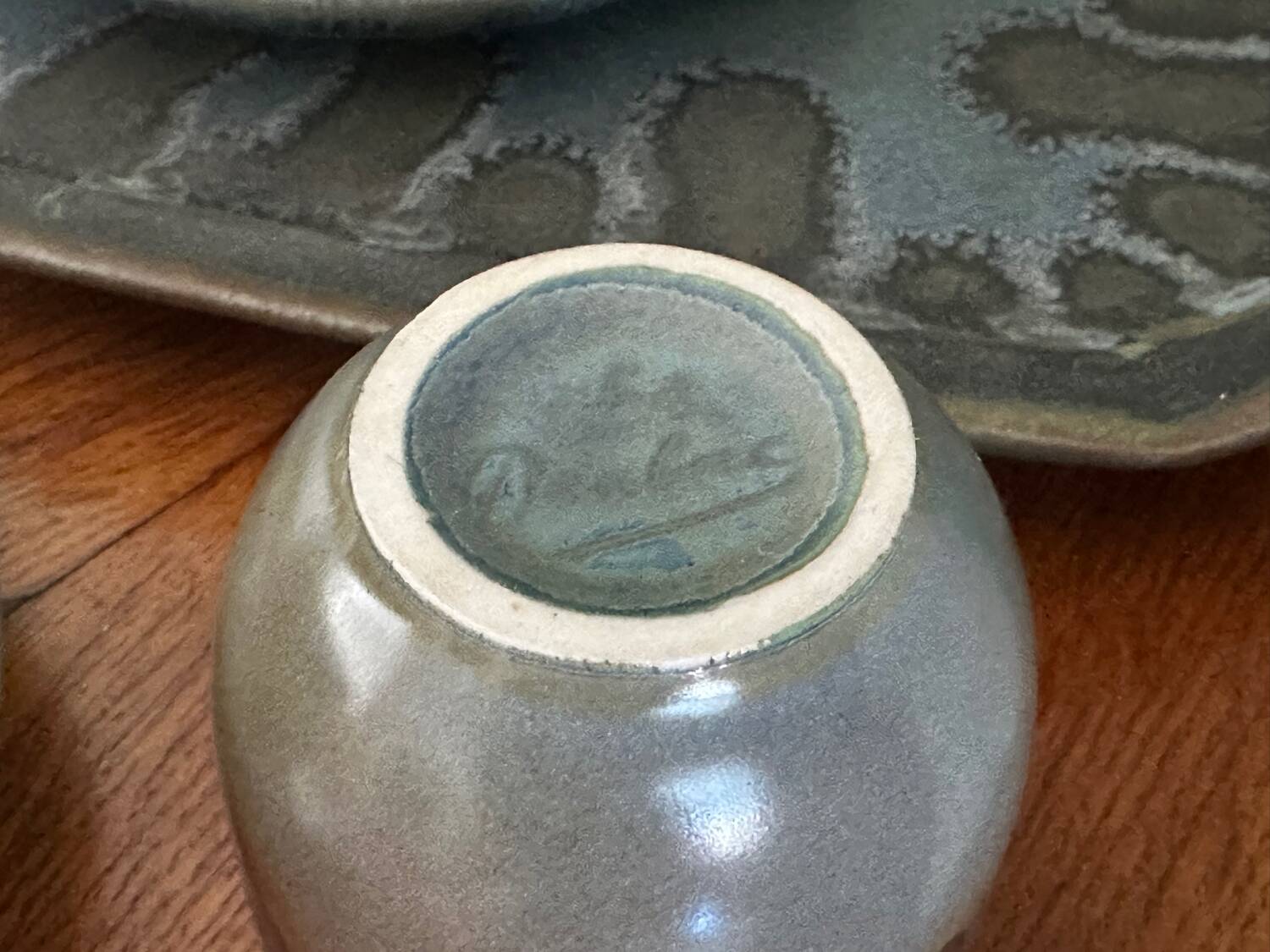 Vintage Denbac stoneware coffee set