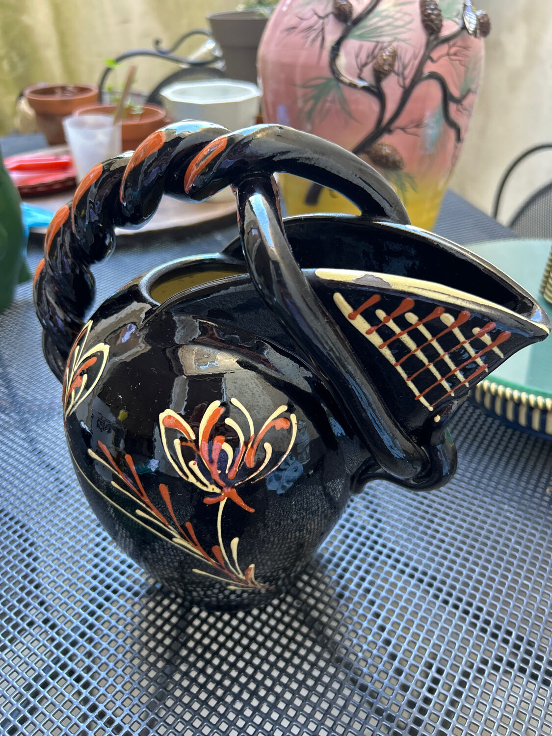 Ceramic carafe from Vallauris