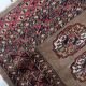 Antique Uzbek Bukhara handmade rug 82cm x 122cm (1920s)