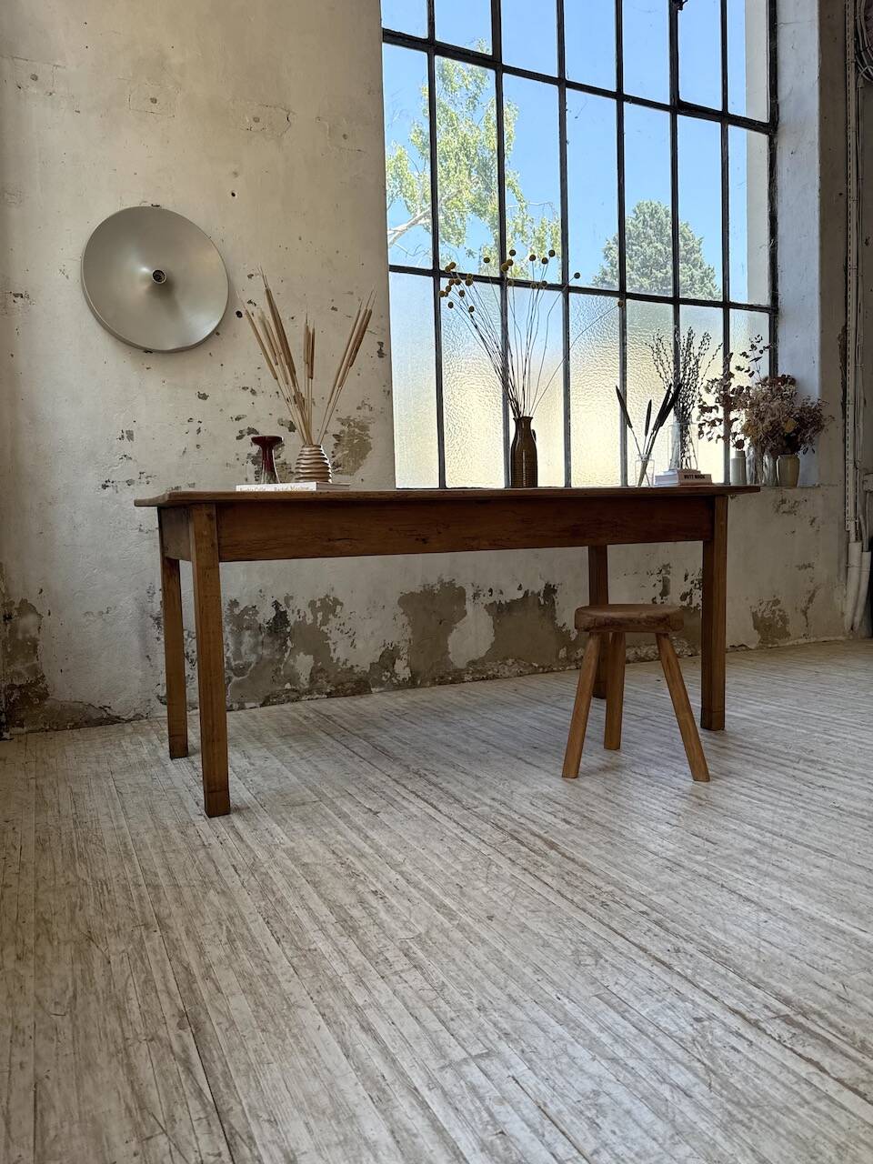 Cherry farmhouse table 1m8