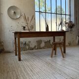 Table de ferme en cerisier