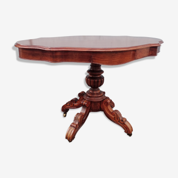 Napoleon lll mahogany violin table