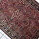 Tapis persan Hamadan vintage fait main 3,3' x 4,11' années 1950 - 1C1213